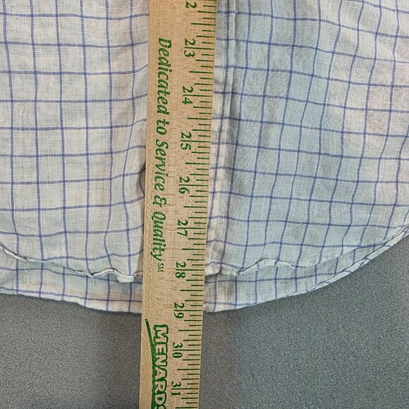 Brooks Bothers x Baird McNutt Regent Original Polo Shirt Button Front Linen sz L - Picture 9 of 9